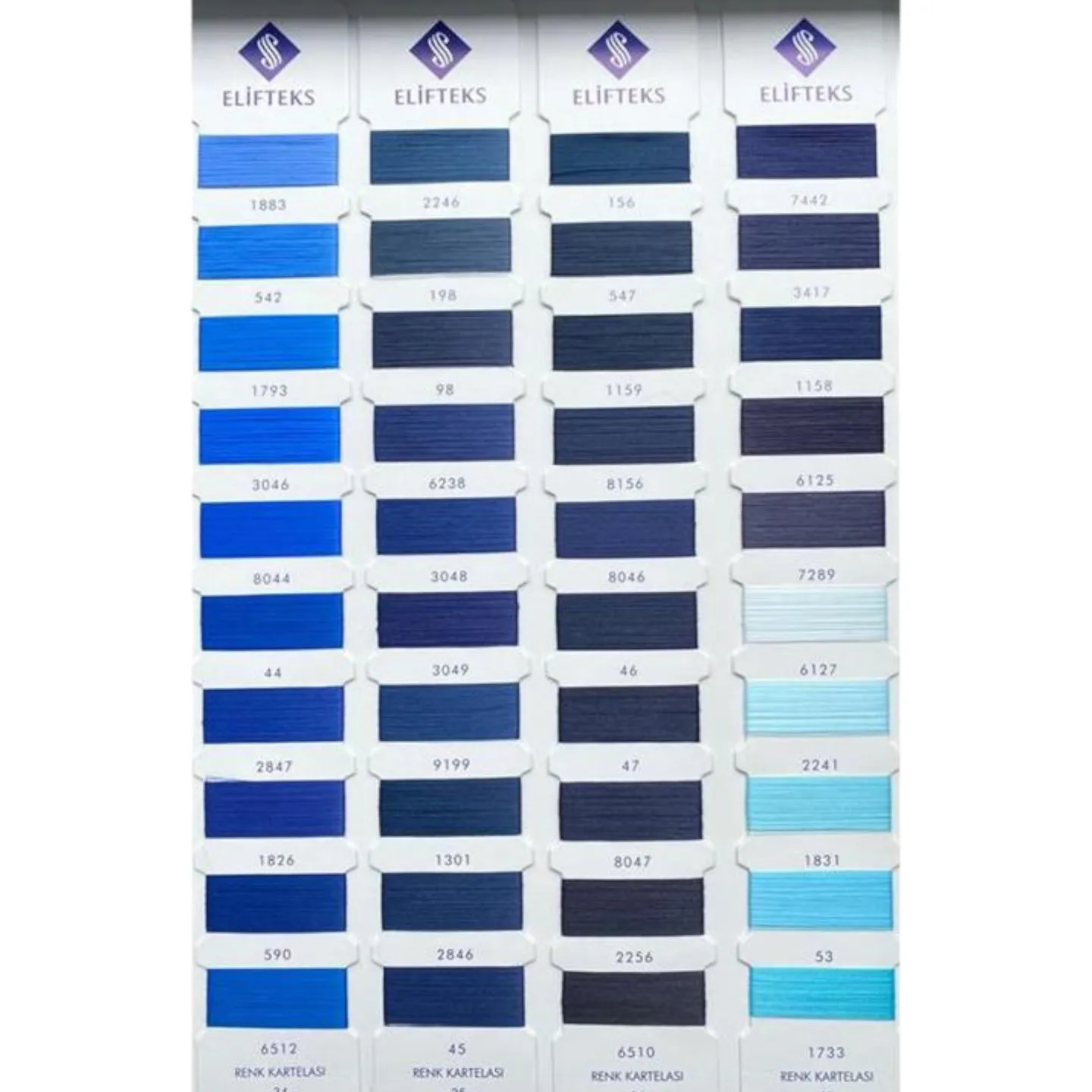 Rubber Color Chart